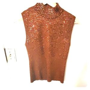 Bronze Sequin Shirt